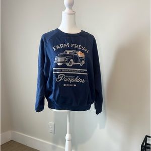 Fall pumpkin patch sweatshirt size large